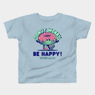 Donut Worry Be Happy Kids T-Shirt